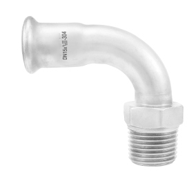 外螺纹90°转换弯头